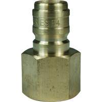 DQC E-Series Straight Through Interchange Plug, Brass, 3/4", Female NPTF, 1700 PSI Toolneeds Inc.