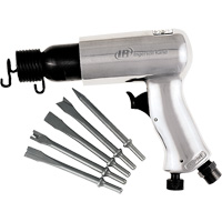 Air Hammer with Chisel Set, 3 CFM, 1/4" NPT, 3500 BPM, 11/16" x 2-5/8" (17.46mm x 66.68mm) Toolneeds Inc.