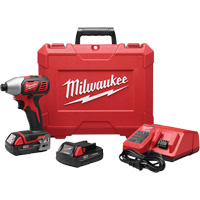 M18 Cordless Hex Impact Driver Kit, 1/4", 1500 in-lbs Max. Torque, 18 V, Lithium-Ion Toolneeds Inc.