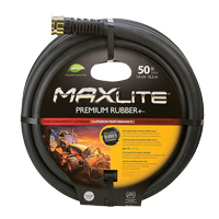 MAXLite Water Hose, Rubber, 3/4" dia. x 50' L Toolneeds Inc.