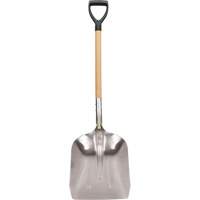 Scoop Shovel, Wood, Aluminum Blade, D-Grip Handle, 24-1/2" Length Toolneeds Inc.