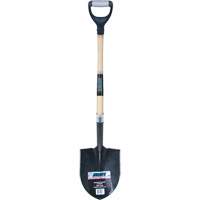 Heavy-Duty Round Point Shovel, Carbon Steel Blade, Hardwood, D-Grip Handle Toolneeds Inc.