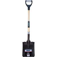 Heavy-Duty Square Shovel, Hardwood, Carbon Steel Blade, D-Grip Handle, 30" Long Toolneeds Inc.