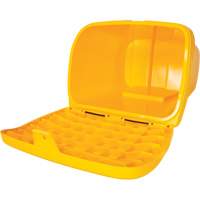 Salt & Sand Storage Bins, With Hasp, 21" x 27" x 26", 4.24 cu. ft., Yellow Toolneeds Inc.