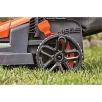 Lawn Mower with Comfort Grip Handle, Push Walk-Behind, Electric, 15" Cutting Width Toolneeds Inc.
