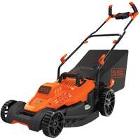 Lawn Mower with Comfort Grip Handle, Push Walk-Behind, Electric, 17" Cutting Width Toolneeds Inc.