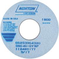 Tool Room Wheel, Type 01, Ceramic Alumina, 14" x 1-1/2" Toolneeds Inc.