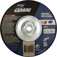 Gemini&reg; Saucer Wheel, 7" x 1/4", 5/8"-11 Arbor, Aluminum Oxide, Type 28 Toolneeds Inc.