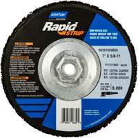 Bear-Tex&reg; Rapid Strip Non-Woven Depressed Center Discs, 7" Dia., Extra Coarse Grit, Silicon Carbide Toolneeds Inc.