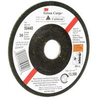 Green Corps Flexible Grinding Wheel, 4-1/2" x 1/8", 7/8" Arbor, Ceramic, Type 27 Toolneeds Inc.