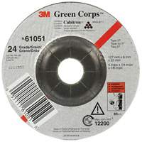 Green Corps Flexible Grinding Wheel, 5" x 1/4", 7/8" Arbor, Ceramic, Type 1 Toolneeds Inc.