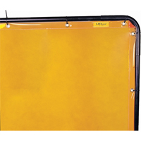 Lavashield Curtain, 68.5" x 68.5", High Transparency, Yellow Toolneeds Inc.