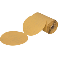 Rouleau de disques abrasifs dor&eacute;s en papier Stikit 216U, 6" dia., Grain P360, Oxyde d'aluminium Toolneeds Inc.
