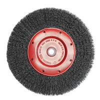 Brosses &eacute;conomiques &agrave; fils cr&ecirc;p&eacute;s - Face &eacute;troite, 6" dia., Fils 0.014, Arbre 2" Toolneeds Inc.