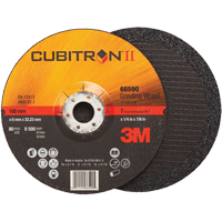 Cubitron II Depressed Centre Grinding Wheels, 4" x 1/4", 3/8" Arbor, Type 27 Toolneeds Inc.