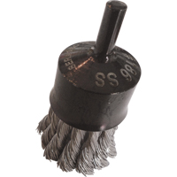 Brosses mont&eacute;es &agrave; fils nou&eacute;s, 1" dia., dia. Des fils 0,014", Tige 1/4" Toolneeds Inc.