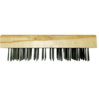 Brosses bloc de boucher &agrave; fils plats, Fil en acier plat, 5 x 10 rangs de fils, Longueur 7-5/8" Toolneeds Inc.