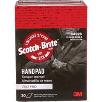 Scotch-Brite 7447 Hand Pads, Aluminum Oxide, 9" x 6", Very Fine Grit Toolneeds Inc.