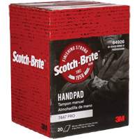 Scotch-Brite 7447 Hand Pads, Aluminum Oxide, 9" x 6", Very Fine Grit Toolneeds Inc.