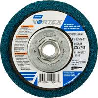 Vortex Rapid Blend Non-Woven Depressed Center Abrasive Disc, 4-1/2" Dia., 100-120 Grit, Aluminum Oxide Toolneeds Inc.