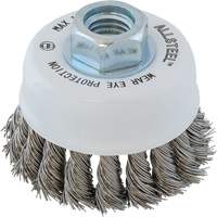 Brosse m&eacute;tallique ALLSTEEL, 3" dia. x 5/8"-11 arbre Toolneeds Inc.