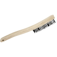 3LH Hand Scratch Brush, Carbon Steel, 3 x 19 Wire Rows, 13-3/4" Long Toolneeds Inc.
