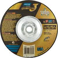 Quantum3 SG Saucer Wheel, 7" x 1/4", 5/8"-11 Arbor, Ceramic Alumina, Type 28 Toolneeds Inc.