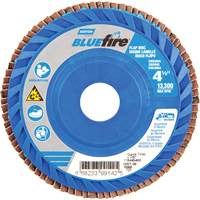 BlueFire&reg; Medium Grade Flap Disc, 4-1/2" x 7/8", Type 27, 60 Grit, Zirconia Alumina Toolneeds Inc.