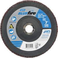 BlueFire&reg; R884P/R884V/R860 Center Mount Fiberglass Conical Flap Disc, 7" x 7/8", Type 29, P36 Grit, Zirconia Alumina Toolneeds Inc.