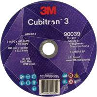 Meule &agrave; tronçonner Cubitron 3, 7" x 0,09", Arbre de 7/8", Type T27, C&eacute;ramique, 8500 Tr/min Toolneeds Inc.