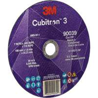 Meule &agrave; tronçonner Cubitron 3, 7" x 0,09", Arbre de 7/8", Type T27, C&eacute;ramique, 8500 Tr/min Toolneeds Inc.
