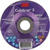 Cubitron 3 Cut-Off Wheel, 4-1/2" x 1/8", 7/8" Arbor, Type T27, Ceramic, 13300 RPM Toolneeds Inc.