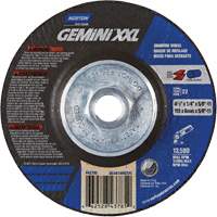 Gemini XXL Grinding Wheel, 4-1/2" x 1/4", 5/8"-11 Arbor, Aluminum Oxide, Type 27 Toolneeds Inc.