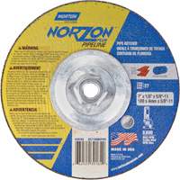 NorZon Plus SGZ Right Angle Cut-Off Wheel, 7" x 1/8", 5/8"-11 Arbor, Type 27/42, Ceramic Alumina, 8600 RPM Toolneeds Inc.