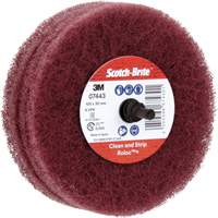 Scotch-Brite Roloc Plus General Purpose Scuffing Wheel, 4" Dia. Toolneeds Inc.
