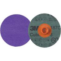 Cubitron 3 Roloc Fibre Disc, 4" Dia., 60+ Grit, Ceramic Toolneeds Inc.