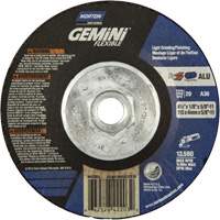 Gemini Flexible A AO Grinding and Cutting Wheel, 4-1/2" x 1/8", 5/8"-11 Arbor, Type 29, Aluminum Oxide, 13580 RPM Toolneeds Inc.