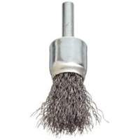 Stem Mounted Crimped Wire Brush, 3/4", 0.006" Fill, 1/4" Shank Toolneeds Inc.
