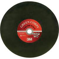 Disque &agrave; tronçonner Green Corps, 13-9/10" x 0,118", Arbre de 1", C&eacute;ramique, 20 000 Tr/min Toolneeds Inc.