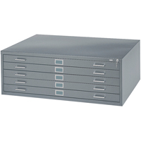Steel Plan Files, 5 Drawers, 40-3/8" W x 29-3/8" D x 16-1/2" H Toolneeds Inc.