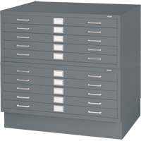 Steel Plan Files, 5 Drawers, 40-3/8" W x 29-3/8" D x 16-1/2" H Toolneeds Inc.