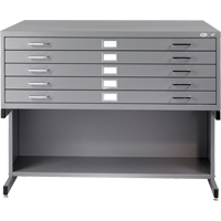 Steel Plan Files, 5 Drawers, 53-3/8" W x 41-3/8" D x 16-1/2" H Toolneeds Inc.