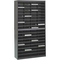 Heavy-duty Literature Organizers, Stationary, 72 Slots, Steel, 37-1/2" W x 12-3/4" D x 71" H Toolneeds Inc.