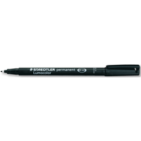 Marqueurs permanents Lumocolor, Noir, Pointe Fin Toolneeds Inc.