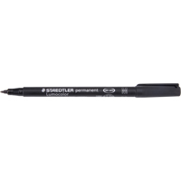 Marqueur permanent Lumocolor, Noir, Pointe Moyen Toolneeds Inc.