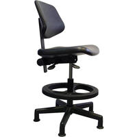 Si&egrave;ges ergonomiques, Polyur&eacute;thane, Noir, Capacit&eacute; 250 lb Toolneeds Inc.