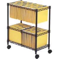File Carts- 2-tier Rolling File Cart Toolneeds Inc.