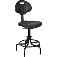 Tabouret avec dossier de s&eacute;rie 6000, Stationnaire, Ajustable Hauteur, Capacit&eacute; 250 lb Toolneeds Inc.