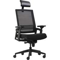 Chaises de bureau A-37 Activ, Mailles, Noir, Capacit&eacute; 275 lb Toolneeds Inc.