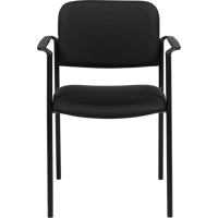Stacking Chairs, Fabric, 32" High, 300 lbs. Capacity, Black Toolneeds Inc.